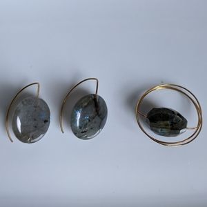 NIB Melissa Mcarthur Moma Gray Gemstone set